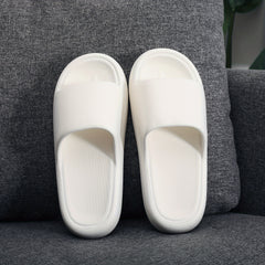 Men's Casual Slip On Platform Slides Unisex Open Toe Anti skid Slippers