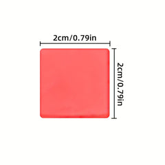 100pcs 2X2cm Artificial Diamond Painting Red Glue Clay DIY Tool