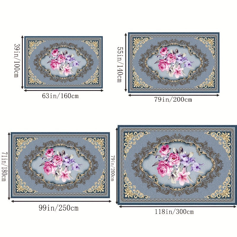 Boho Anti Fatigue Kitchen Rugs Vintage Absorbent Non Slip Cushioned Carpet Mats