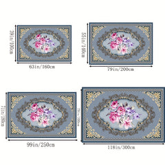 Boho Anti Fatigue Kitchen Rugs Vintage Absorbent Non Slip Cushioned Carpet Mats