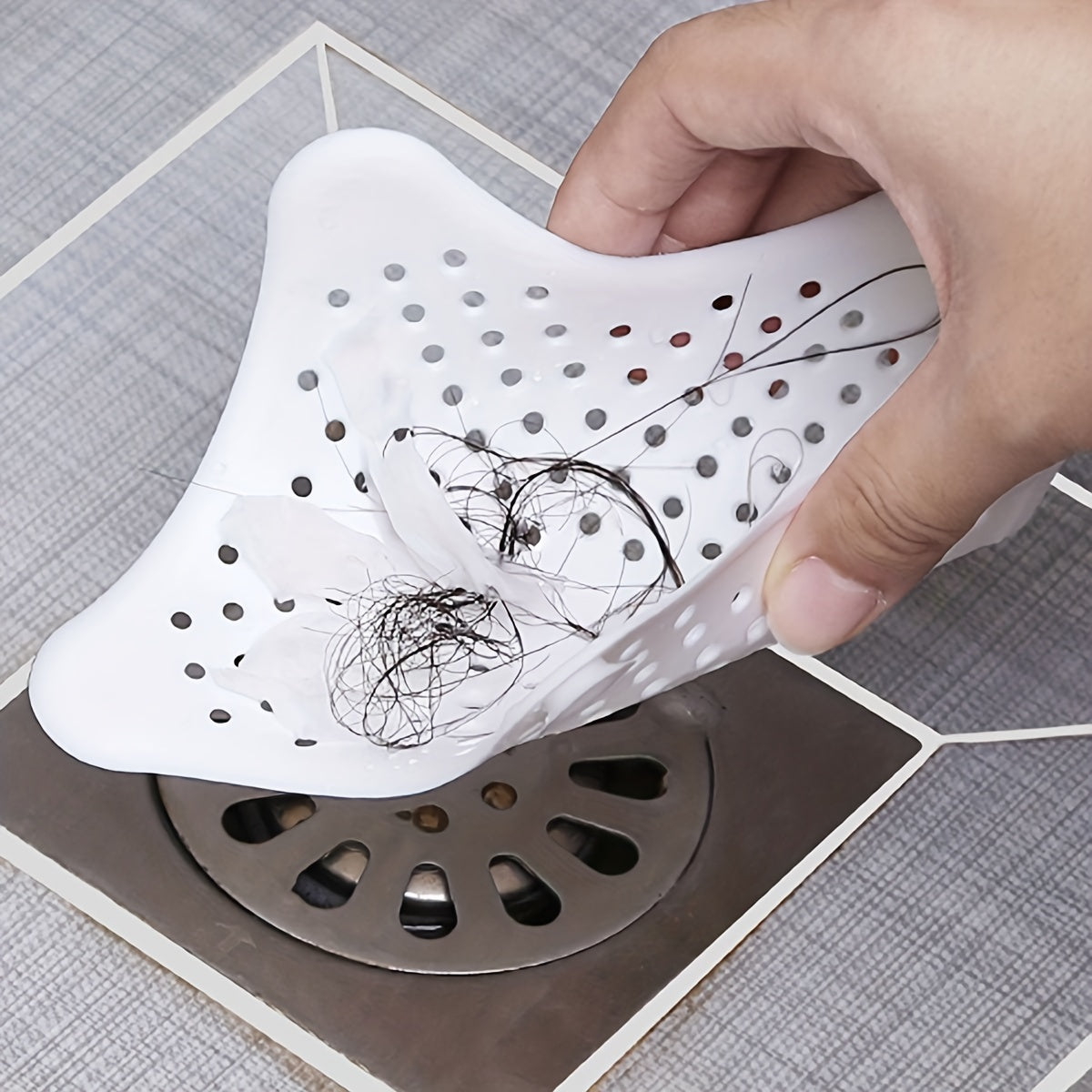 5 11inch Star TPR Floor Drain Cover Kitchen Bath Shower Sink Strainer Hair Filte