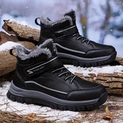 Women's Winter Walking Shoes Non-Slip Warm Plush Inner Comfort Hiking Shoes