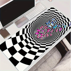 Butterfly Pattern Mouse Pad Non slip Washable Desktop Mat