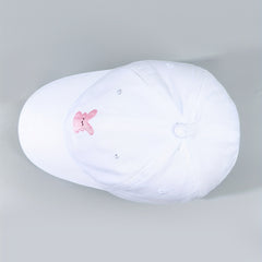 Easter Bunny Embroidered Baseball Cap Pink Rabbit Casual Sports Hat Dad Hats