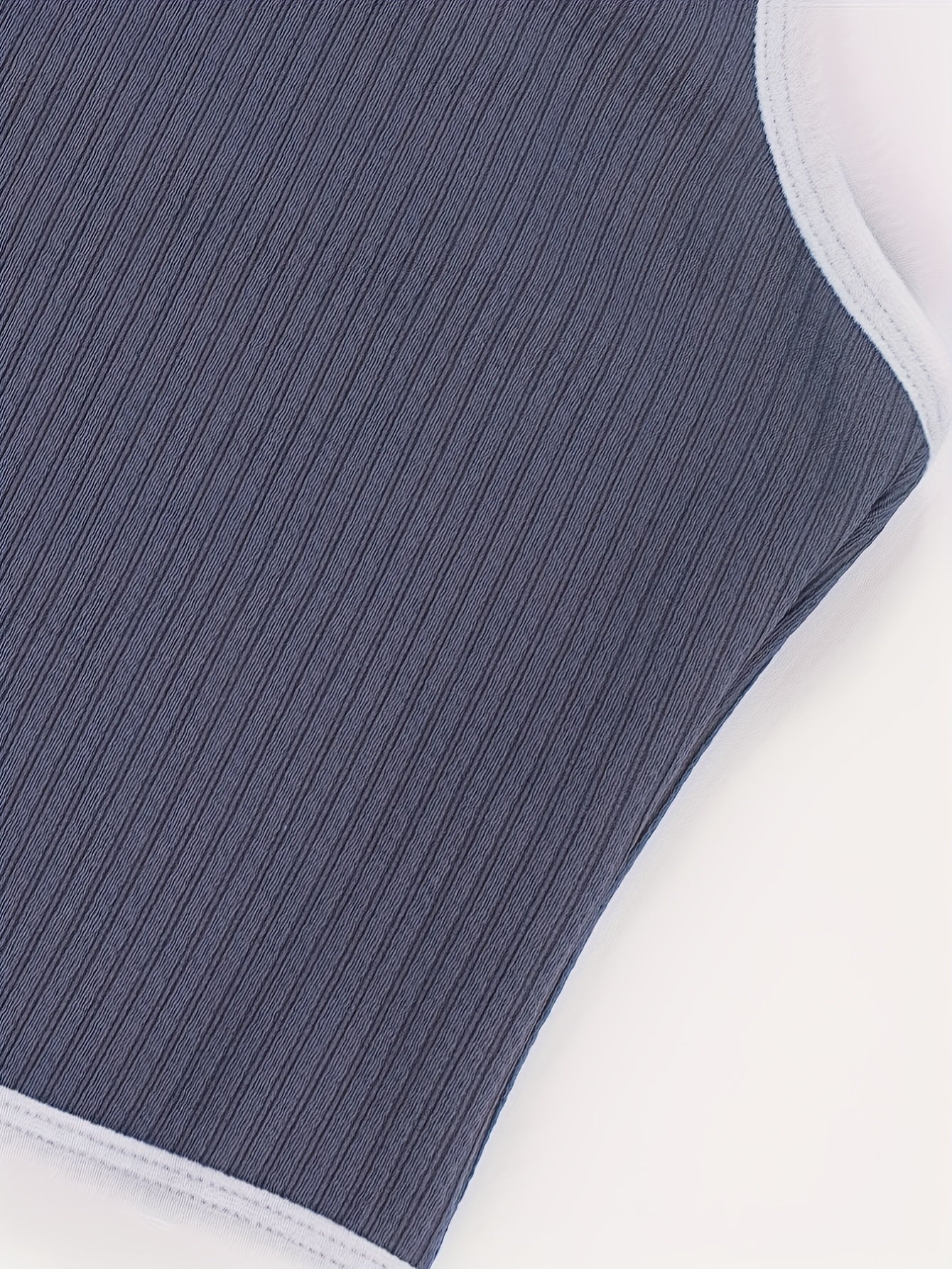 Ribbed Cami Top Cross Back Sleeveless Top