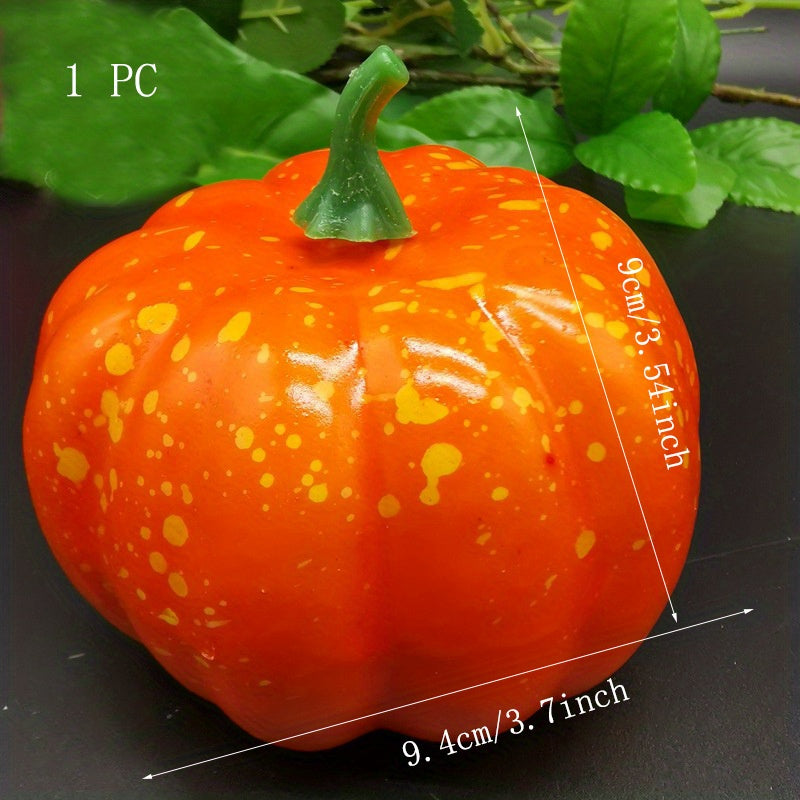 1 Pc Halloween Simulated Big Pumpkin Foam Props Decorated Pumpkin