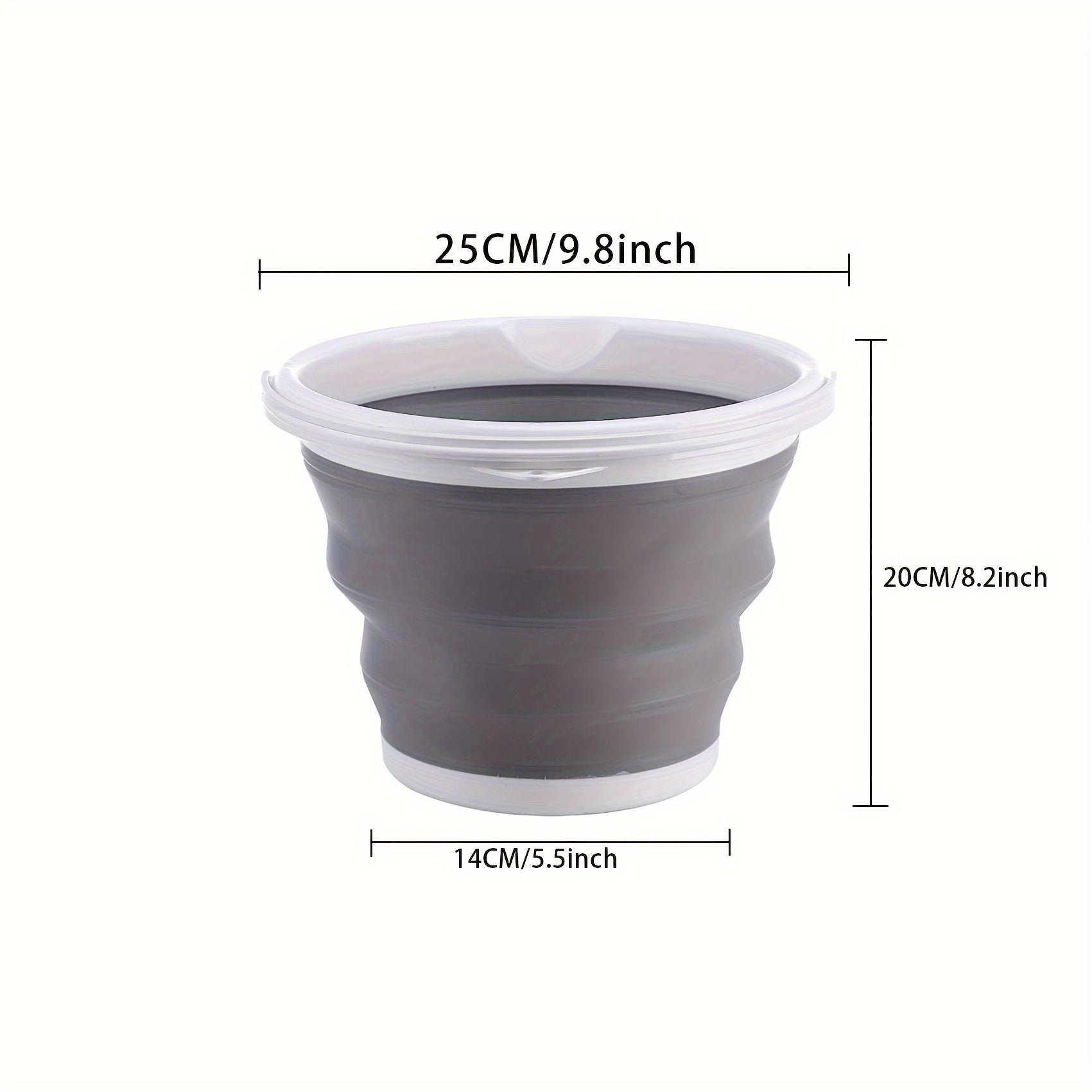 1pc Foldable Fishing Barrel 5L 1 32gal Collapsible Bucket