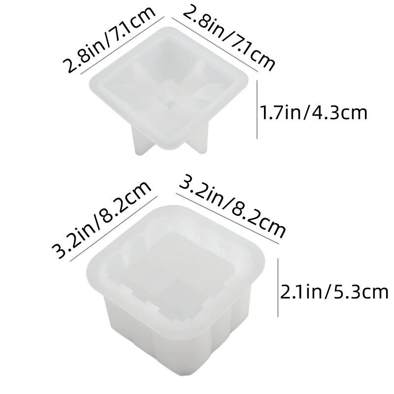 Box Resin Molds Jewelry Box Silicone Mold Trinket Storage Container