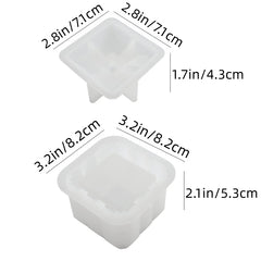 Box Resin Molds Jewelry Box Silicone Mold Trinket Storage Container