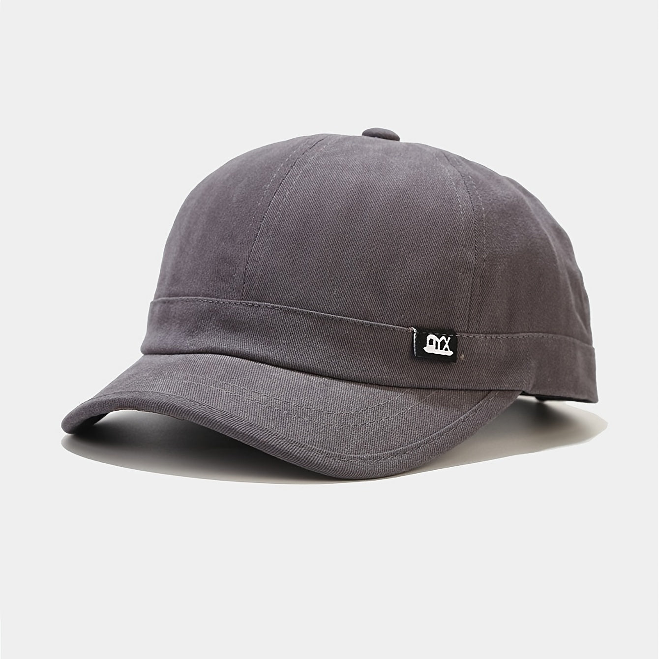 Short Brim Classic Baseball Cap Vintage Solid Casual Dad Hat Lightweight