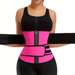 Zipper Waist Trainer Tummy Control Slim Belt Cincher Women's Shapewear