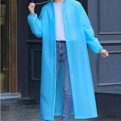 Hooded Rain Poncho for Adults Waterproof for Outdoor Activities