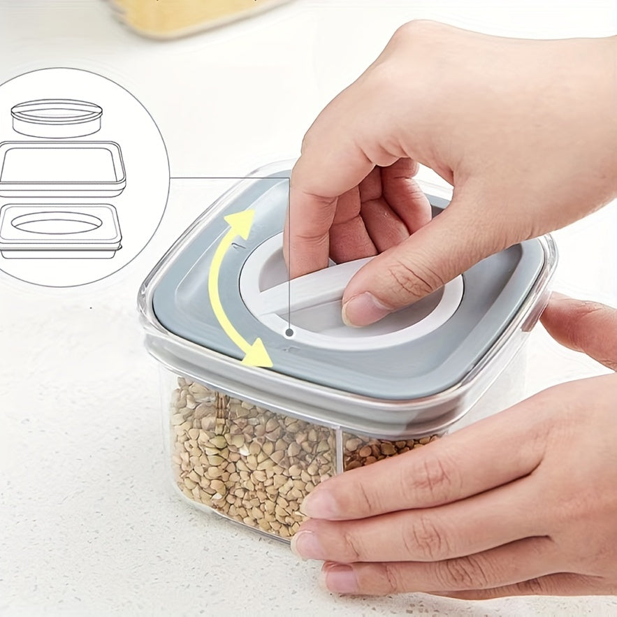 Spiral Storage Tank With Lid Sealed Freshkeeping Box