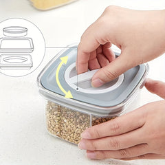 Spiral Storage Tank With Lid Sealed Freshkeeping Box