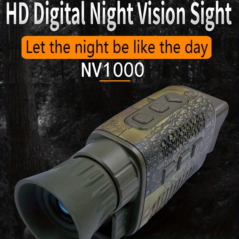 4K Night Vision Monocular Infrared Camera 5x Digital Zoom