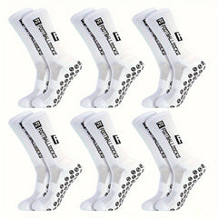 Silicone Dots Non slip Football Socks Sport Crew Socks