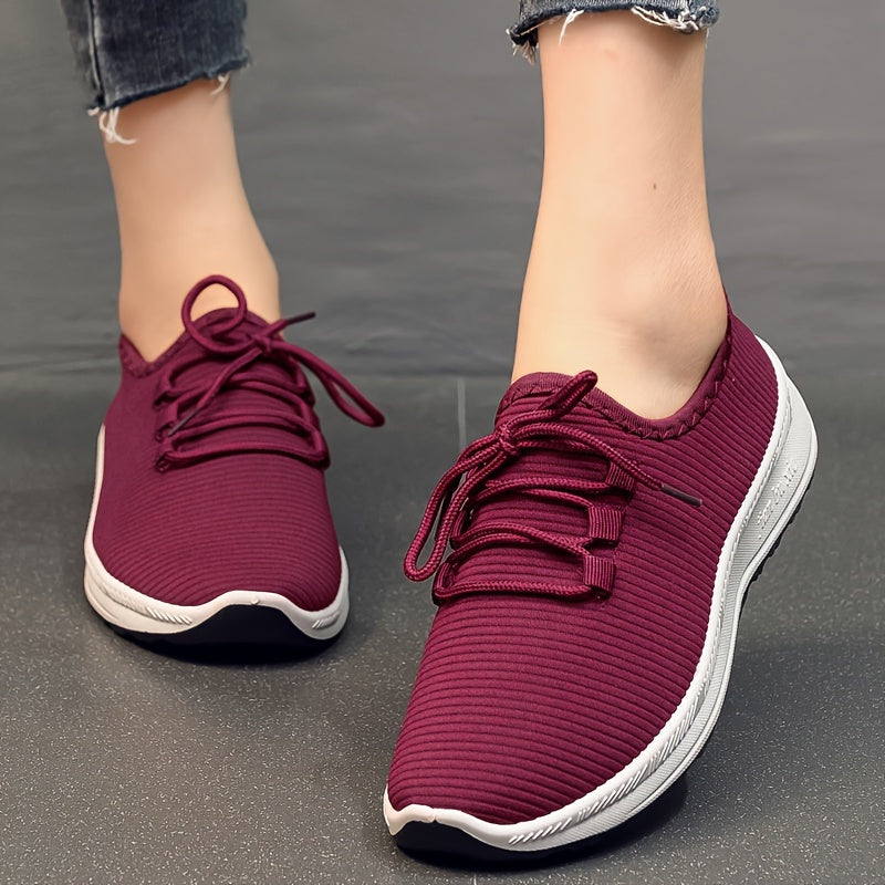 Women's Lace Up Sports Sneakers for Casual Walking