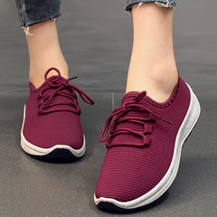 Women's Lace Up Sports Sneakers for Casual Walking