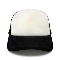 Mesh Truck Driver Hat Sun Hat with Adjustable Plastic Buckle