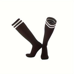 Non-slip Soccer Socks - Striped Compression Socks for Adults & Children