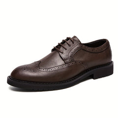 Men's Brogue Derby Shoes Non Slip Dress Shoes for Wedding Business