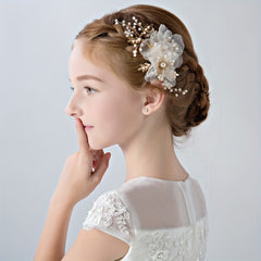 Artificial Flowers Hair Accessories Princess Decorative Head Jewelry