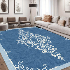 Boho Anti Fatigue Kitchen Rug Vintage Non Slip Soft Faux Sheepskin Mat