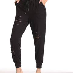 Solid Hollow Loose Pants Sports Fitness Yoga Running Pants