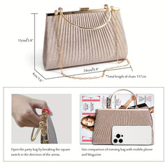 Glitter Clutch Bags Sparkly Evening Bags Sequin Bag for Wedding Party
