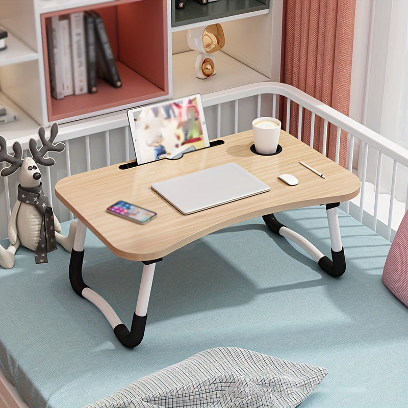 1pc Three Colors Two Folding Computer Bed Desks Lazy Student Dormitory Tables