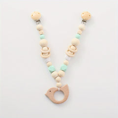 Wooden Baby Pram Chain for Boys and Girls