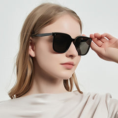 Vintage Ladies Oversized Square Sunglasses UV400