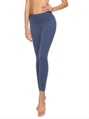 High Waist Solid Yoga Fitness Pants Running Leggings