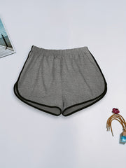 Soft & Comfy Elastic Waistband Shorts Women's Sleepwear