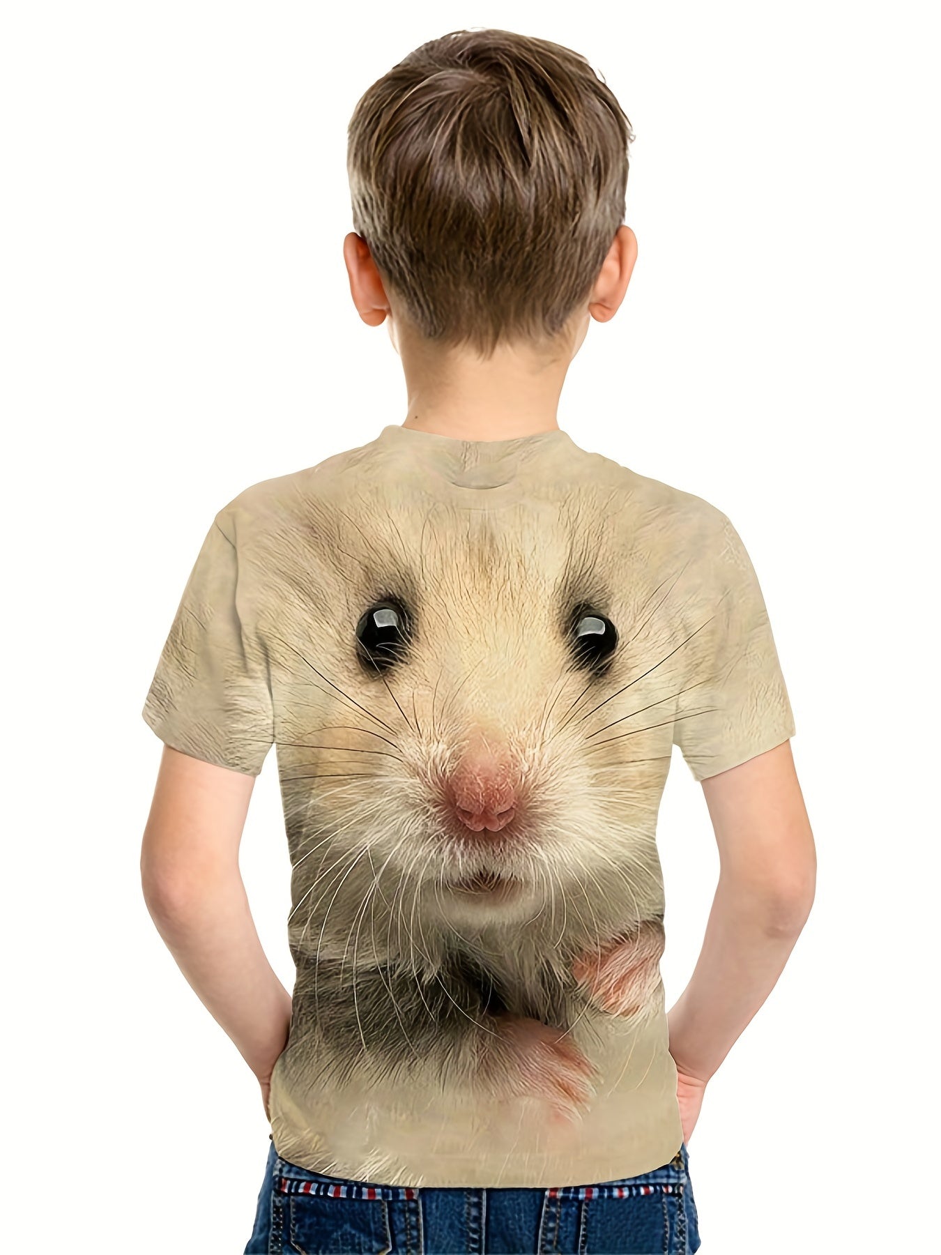 Boys' Hamster Graphic T Shirt 3D Print Tee for Summer