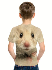 Boys' Hamster Graphic T Shirt 3D Print Tee for Summer