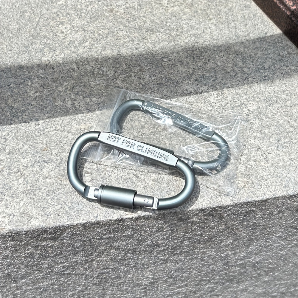 Aluminum D Buckle for Outdoor Camping Hiking