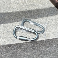 Aluminum D Buckle for Outdoor Camping Hiking