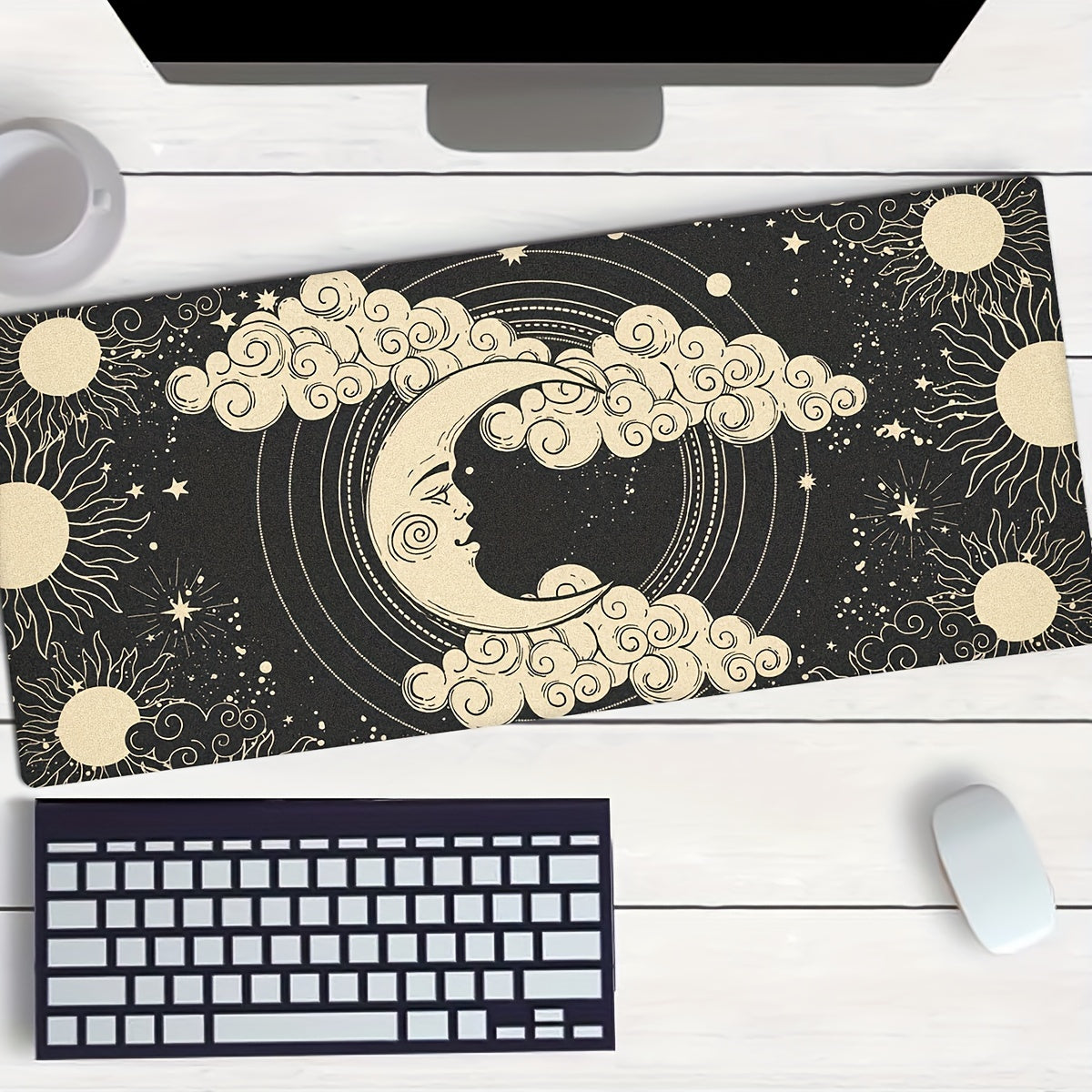 Extra Large Desk Mat - Heated and Warm - Anti-Slip - Washable
