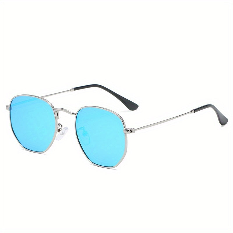 Hexagon Polarized Sunglasses UV Protection for Traveling Party Outdoor