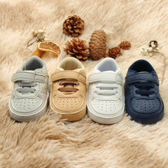 Baby Boys Hook & Loop Sneakers Lightweight & Non Slip