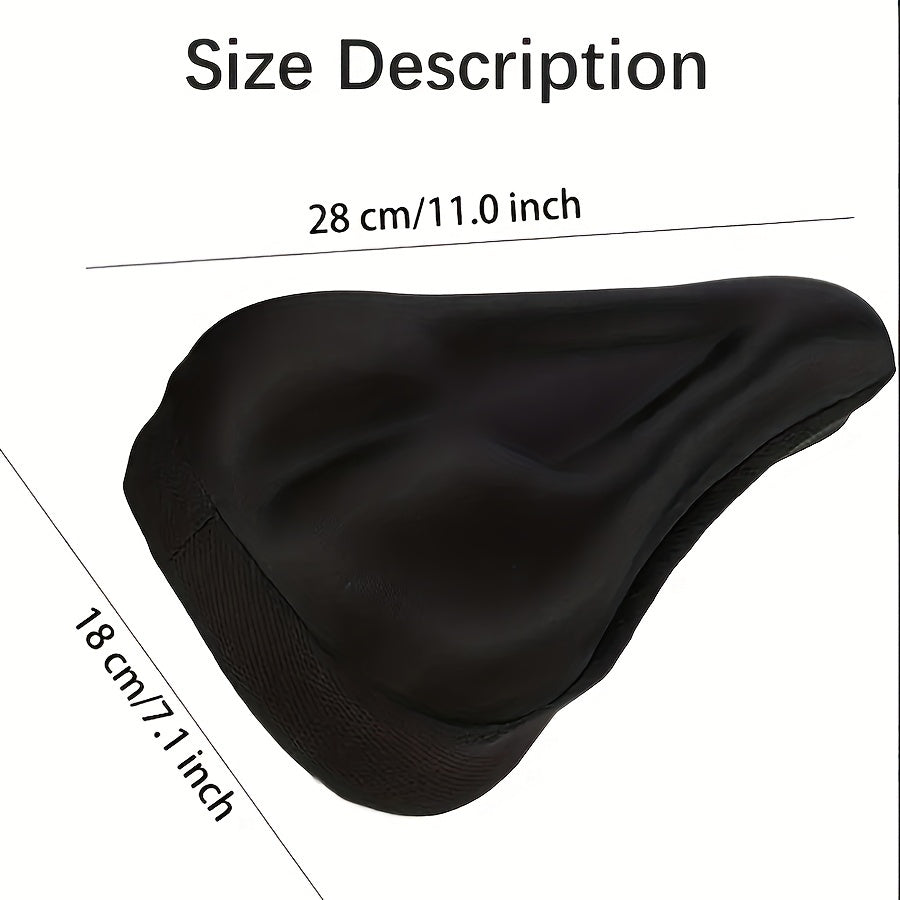Gel Padded Comfort Bike Seat Cover for Men & Women - Pain-Free Ride