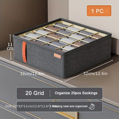 Grids Underwear Storage Box Closet Organizer Pants Socks Divider