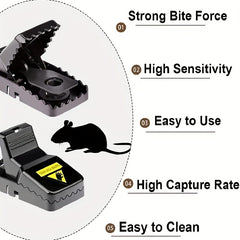 1pc Larger Mouse Traps Quick Effective Sanitary Safe Mousetrap Catcher