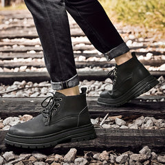 Men's Winter Outdoor Hiking Boots - Non Slip Work Shoes