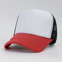 Mesh Breathable Trucker Hats Couple Baseball Cap Sunscreen Candy Sports Hat