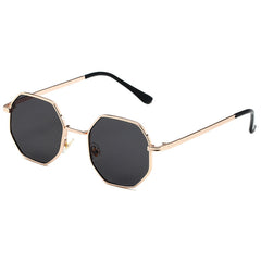 Polygon Metal Frame Sunglasses UV Protection