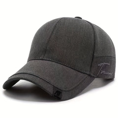 Men's Outdoor Solid Baseball Cap Casual Sunscreen Peaked Hat