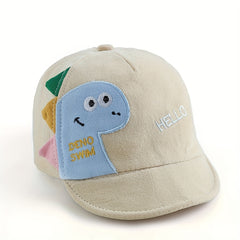 Baby Boys Dinosaur Embroidery Baseball Cap Sun Protection Hat