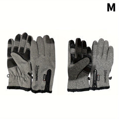 Men's Windproof Waterproof Touchscreen Gloves for Sports